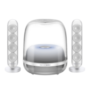 哈曼卡顿（Harman/Kardon） SoundSticks 4 全新一代桌面蓝牙音箱 水晶4代黑 2.1声道  SoundSticks4水晶四代白色
