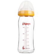 京东百亿补贴：Pigeon 贝亲 经典自然实感系列 AA75 PPSU奶瓶 240ml 黄色 M 3月+