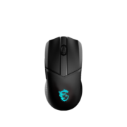 微星（MSI）GM41W 电竞游戏鼠标 无线 双模 持久续航 RGB 超轻设计 高规微动 精密传感 黑色 附带充电底座