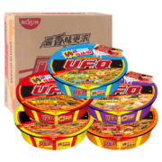 NISSIN 日清食品 日清 方便面 UFO飞碟炒面 5口味混合装12碗整箱装*3件