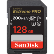 闪迪（SanDisk）128GB SD存储卡 U3 C10 V30 4K至尊超极速版数码相机内存卡 读速200MB/s 写速90MB/s