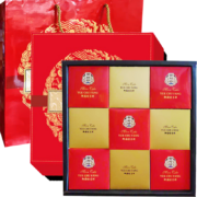 御厨坊 中秋福月月饼礼盒京式蛋黄白莲蓉808g