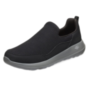 斯凯奇（SKECHERS）懒人一脚套男 轻便运动休闲健步走路鞋54626 BLK黑色 41