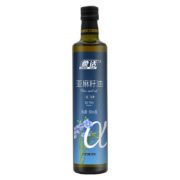 象话 一级冷榨亚麻籽油500ml*2瓶