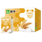 京喜app、PLUS会员：蒙牛 早餐奶麦香味利乐包250ml×16盒 礼盒装