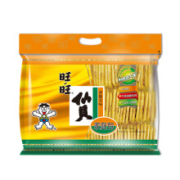 plus会员：旺旺 仙贝 零食膨化食品饼干糕点 家庭装 400g