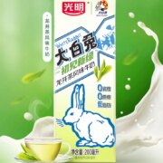 光明&大白兔联名款 龙井风味牛奶 200ml*12盒/箱