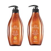 seeyoung 滋源 茶籽控油去屑洗发水 400ml*2（赠 洗发水6ml*5+护发素6ml*5）