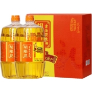 胡姬花古法花生油古法花生油1.8L*2食用油物理压榨 送礼精致礼盒