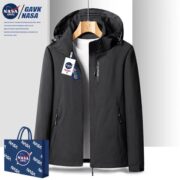 NASA 2023百搭潮流修身秋季新款2023潮牌男女同款情路运动夹克男