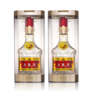 PLUS会员：WULIANGYE 五粮液 52度 普五 牛年生肖纪念酒 浓香型白酒 500mL*2瓶