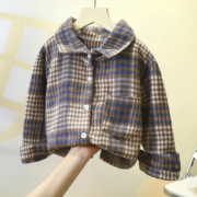 PLUS会员：珑淼轩 儿童格子衬衫*2件