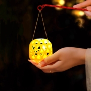 悦小七  手提竹编小灯笼 简装