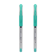 三菱（Uni）UM-151财务中性笔 0.38mm签字笔 学生彩色水笔啫喱笔(替芯UMR-1) 青绿色 1支/袋