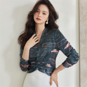 Roey s house 女士时尚印花衬衣 CE08990