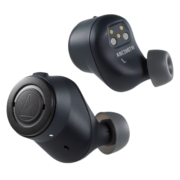 铁三角（Audio-technica）ANC300TW真无线蓝牙主动降噪入耳式运动耳机 HIFI音质 轻巧机身 长久续航 黑色