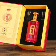 浏阳河 鸿通1956 53度酱香型白酒500mL*6瓶礼盒装
