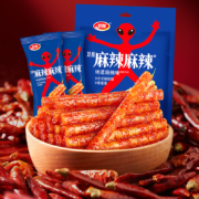 卫龙 麻辣麻辣小麻小麻 108g*3袋(共18小包)+ 赠16g*2小包