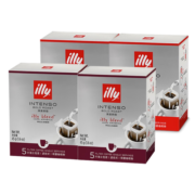 意利（illy）挂耳咖啡5片每盒 手冲滤挂式无蔗糖美式黑咖啡粉 100%阿拉比卡 【4盒装】中焙2盒+深焙2盒