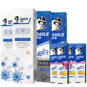 DARLIE好来(原黑人)星耀白竹炭双重焕白牙膏4支装美白祛渍含赠品640g