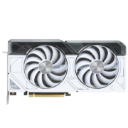 华硕（ASUS）白色 DUAL GeForce RTX4070-O12G-WHITE 电竞游戏显卡