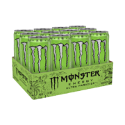 限地区：可口可乐 Coca-Cola 魔爪 Monster 无糖超越仙境 能量风味饮料 330ml*12罐+