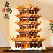 积慧 黄鹤楼拼装积木玩具  小号445粒
