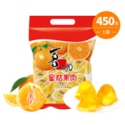 需抢券、陪伴计划、plus会员：XIZHILANG 喜之郎 蜜桔果肉果冻 450g