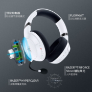 Razer/雷蛇 噬魂鲨专业版游戏耳机用于PS4//5 XBOX的耳麦电脑 雷蛇噬魂鲨（无线版本）