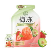 溜溜梅梅冻 天然青梅+草莓果冻 0脂休闲零食120g/袋