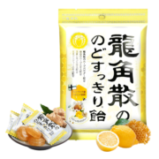 龙角散 日本进口 蜂蜜柠檬生姜味润喉糖果 69.3g