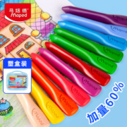 PLUS会员！Maped 马培德 861924CH 大头塑料蜡笔 24色