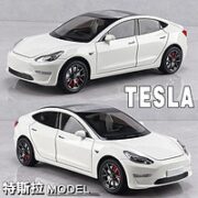 飞越无限 特斯拉Model Y 合金模型 六开门+车牌定制+第三代锌合金