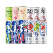 PLUS会员，需入会，概率券:锐澳（RIO）预调鸡尾酒（强爽*3罐+清爽*3罐+微醺*3罐+赠气泡水*3罐）共330ml*12罐+凑单