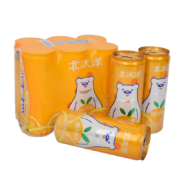 plus会员:北冰洋  橙汁汽水饮料 330ml*6听
