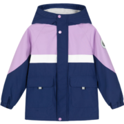 水孩儿（SOUHAIT）童装男童女童摇粒绒风衣冬新款儿童中大童摇粒绒厚外套上衣 深紫 120