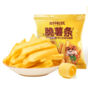 三只松鼠 脆薯条18g*4袋  黑椒味*11件