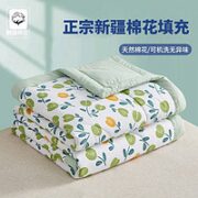 AIDLI 花语 100%长绒棉印花可水洗夏凉被 150*200cm