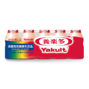 养乐多 活菌型乳酸菌饮品原味100ml*5*2件