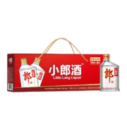 郎酒 小郎酒 歪嘴郎 兼香型 超市白酒 45度 100ml*6经典礼盒装 中秋送礼