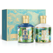 舍得 品味舍得 万象新 浓香型白酒 52度 375ml×2瓶 礼盒装
