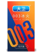 PLUS会员、概率券: 大卫 避孕套 003冰火套套膜 10只装