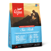 Orijen渴望加拿大进口六种鱼狗粮1kg 通用无谷天然犬粮效期23/12