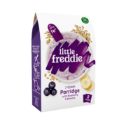 小皮LittleFreddie有机蓝莓香蕉谷物高铁米粉婴幼儿辅食米糊160g*1盒