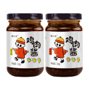 易佰福 鸡胸肉酱210g*2瓶（五香+香辣）