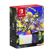 Nintendo 任天堂 Switch OLED 游戏主机 喷射战士3限定 紫黄色 日版