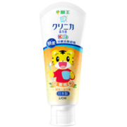 狮王（Lion）齿力佳酵素儿童牙膏2岁以上蜜桃60g日本进口含氟防蛀