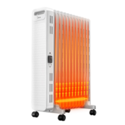 美的（Midea）“白玉”取暖器/电暖器/电暖气片家用/电热器/加湿烘衣/13片大面积劲暖电热油汀取暖器HYX22N