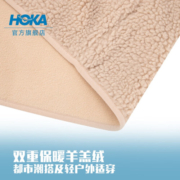 HOKA ONE ONE【李现同款】男女款羊羔绒外套Jacket保暖防风舒适时尚 卡其色 XL