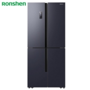 容声（Ronshen）【离子净味】双循环冰箱432升变频一级能效十字对开门四开门风冷无霜BCD-432WD13FPA超薄机身
